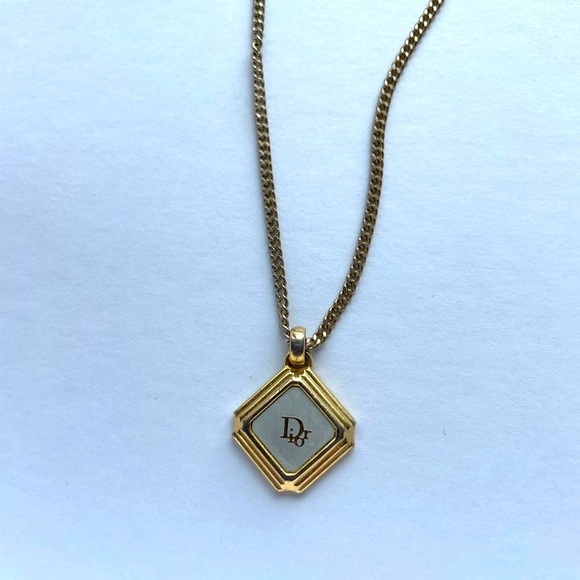 Dior Jewelry - VINTAGE Christian Dior pendant CD logo necklace